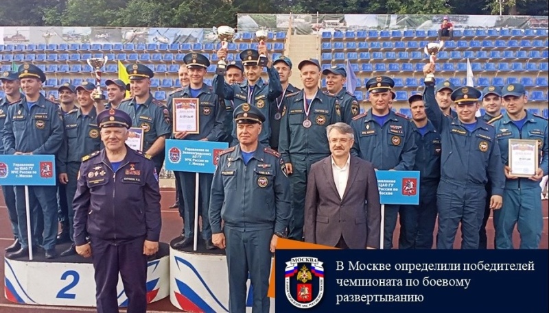 В Москве определили победителей чемпионата по боевому развертыванию