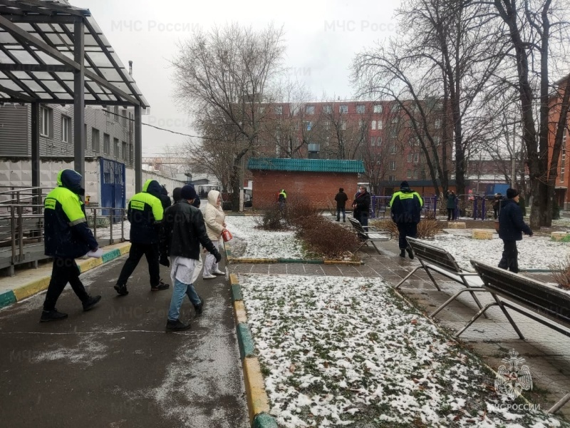 Пожарно-тактическое занятие  в Центре социальной адаптации